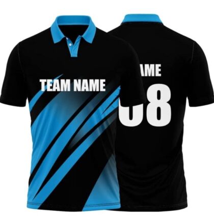 Cricket Polo Collar Sports Jersey